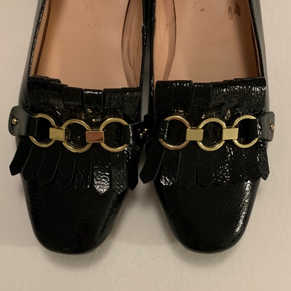 Kate Spade Black Leather Loafers - Picture 2 of 10